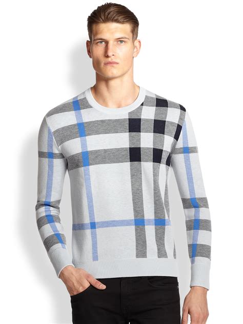 vibrant colorful burberry sweater|Burberry jumpers for men.